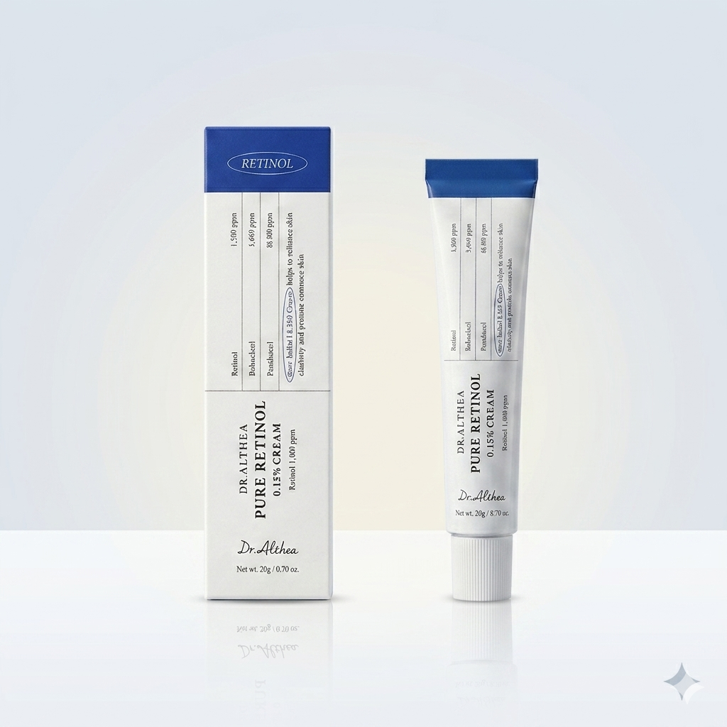 Dr Althea Pure Retinol 0.15% Cream 20 G - Anti Aging Retinol Cream Wrinkle Repair Skin Renewal Firming Treatment