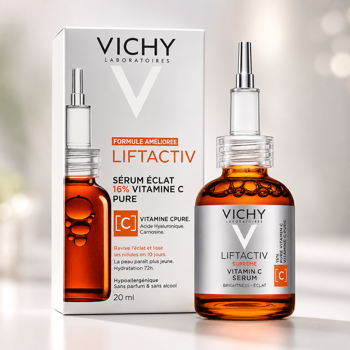 Vichy Liftactiv 16% Vitamin C Pure Serum 20 Ml - Premium Professional Daily Care