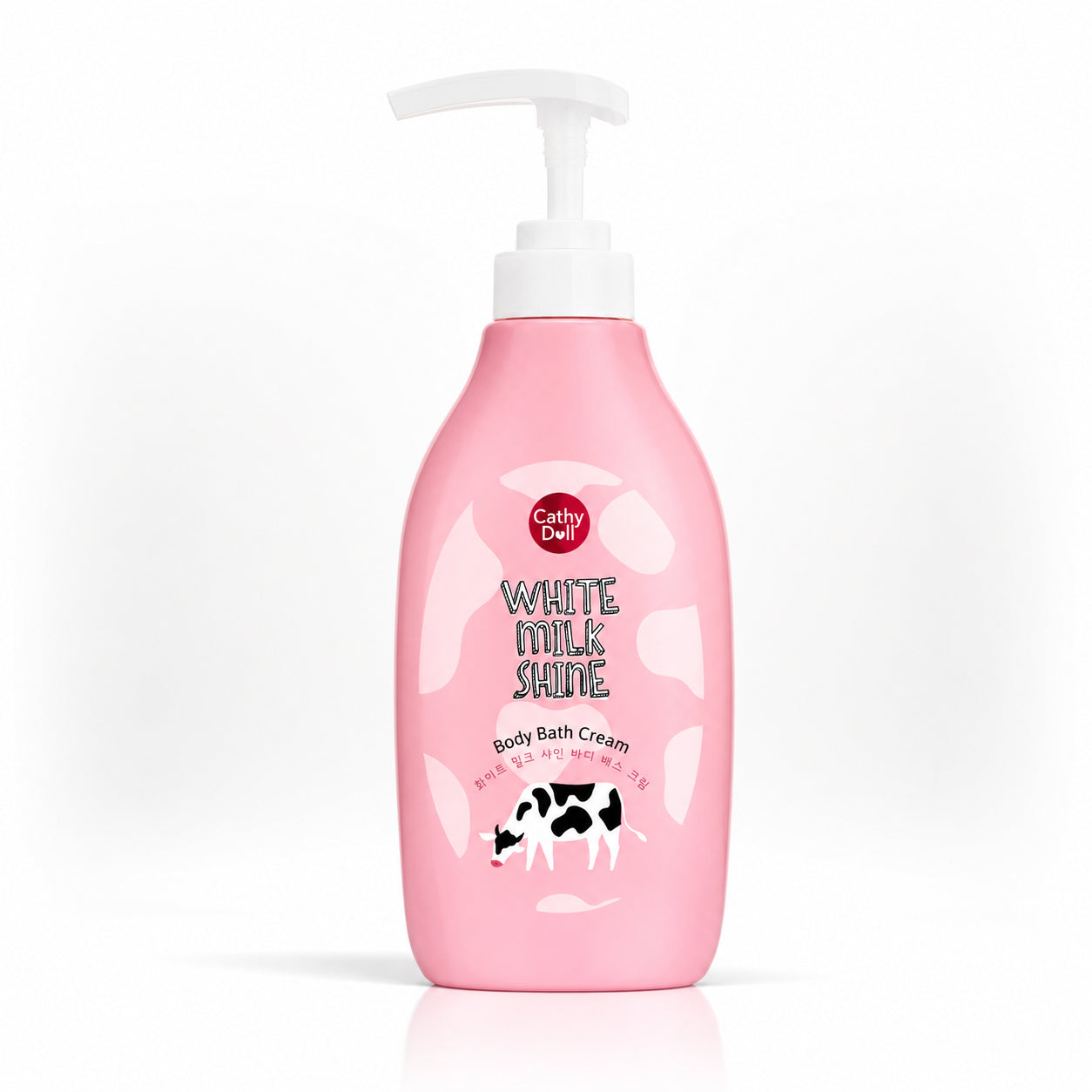 Cathy Doll White Milk Shine Body Bath Cream 450ml - Professional Skin Care Treatment For Hydration, Brightening, Smoothness And Daily Beauty Routine