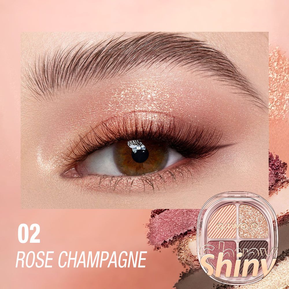O.TWO.O New Arrival 4 Colors Eyeshadow Rose Campgne O.TWO.O