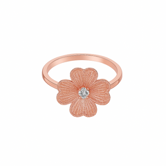 Rotating Four Leaf Clover Ring