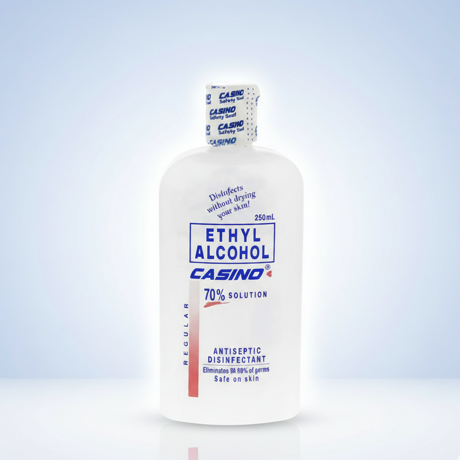 Ethyl Alcohol Casino 70% solution Antiseptic Disinfectant 250 ml Ethyl