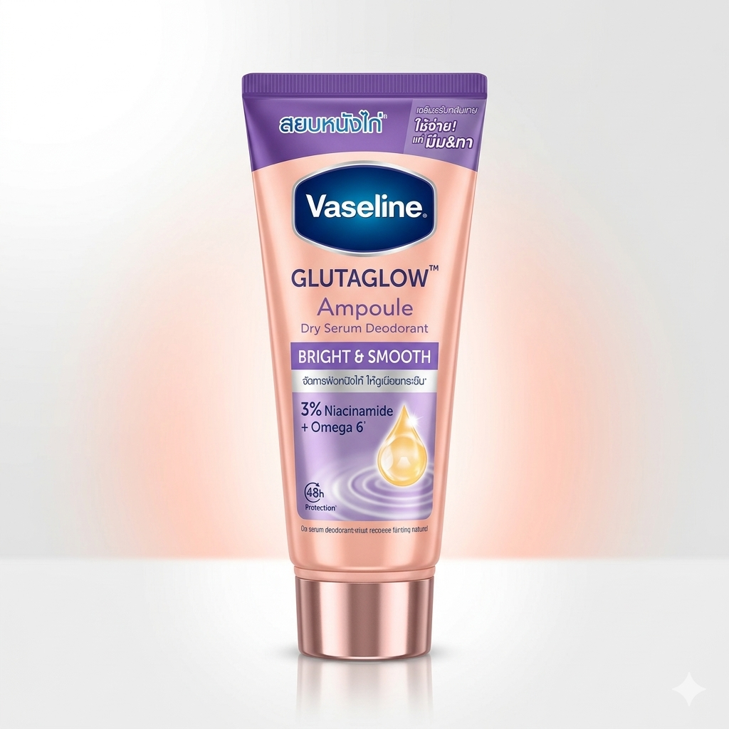 Vaseline Underarms Bright And Smooth Dry Serum Glutaglow Deodorant 45ml