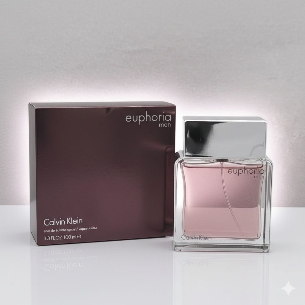 Calvin Klein Euphoria Men Eau De Parfum 100 Ml - Spicy Woody Men'S Perfume Deep Sensual Long Lasting Luxury Fragrance Calvin