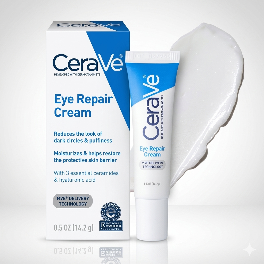 Cerave Eye Repair Cream - Hydrating Dark Circle And Puffiness Repair Eye Cream For Sensitive Skin CeraVe