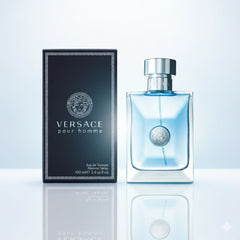Versace Pour Homme 100 ML - Fresh Aromatic Men's Perfume Classic Clean Long Lasting Fragrance Versace