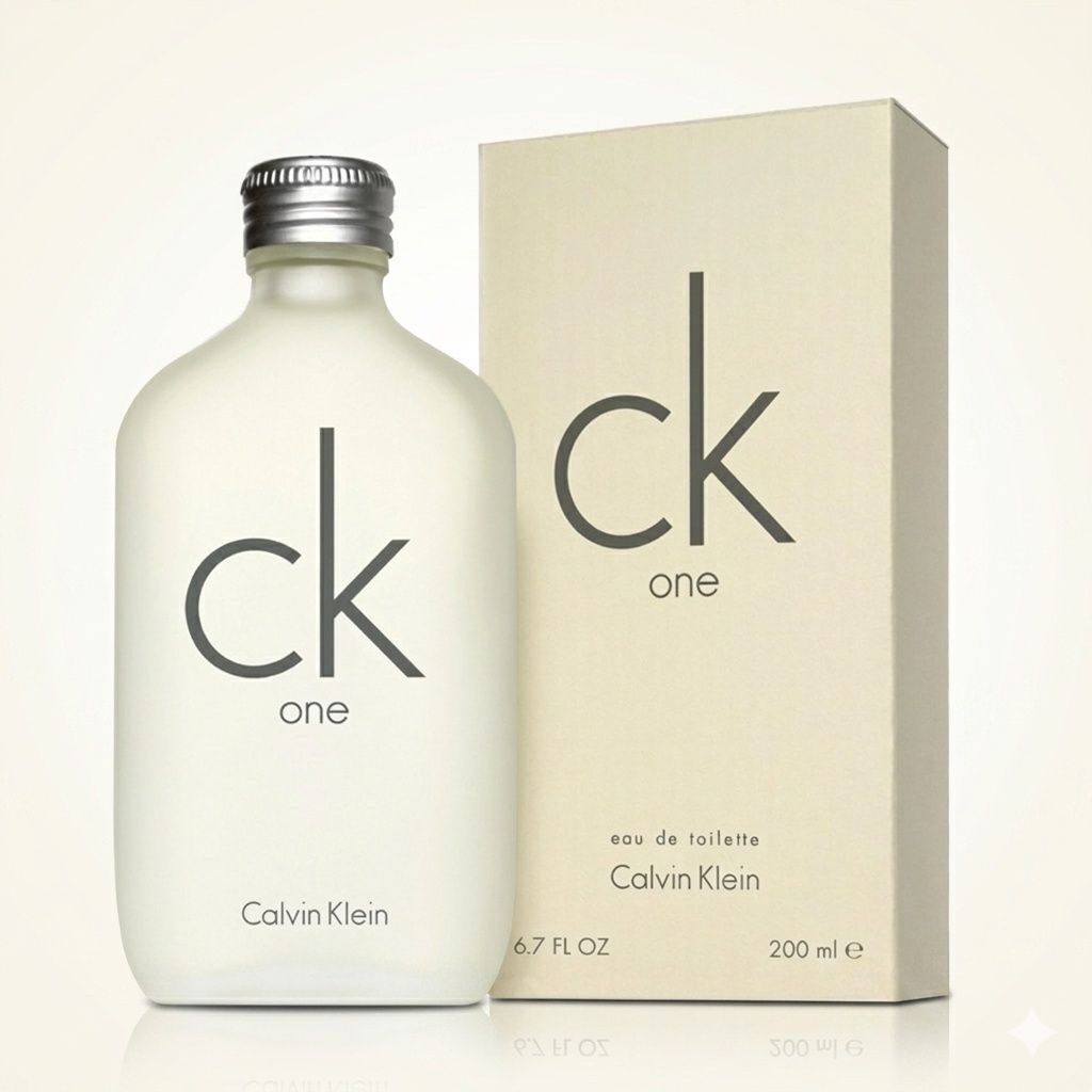 Calvin Klein Ck One 200Ml - Fresh Citrus Unisex Perfume Clean Daily Wear Light Long Lasting Fragrance Calvin