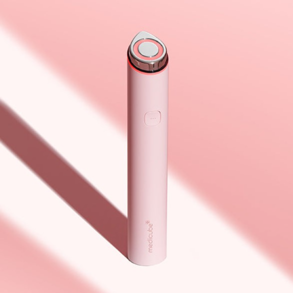 Medicube Age-R Booster Pro Mini Pink – Portable LED Skincare Device, Pink Glow, Anti-Aging, Brightening, Pore Refining Medicube