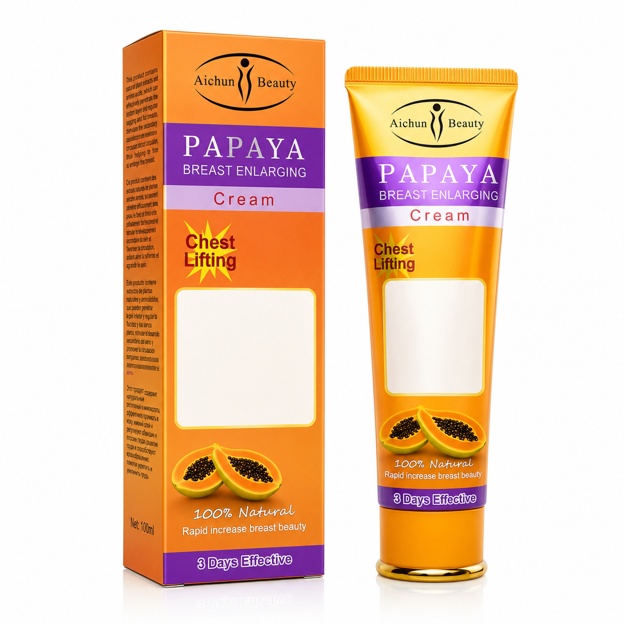 Aichun Beauty Papaya Breast Enlarging Cream - 100ml Aichun Beauty