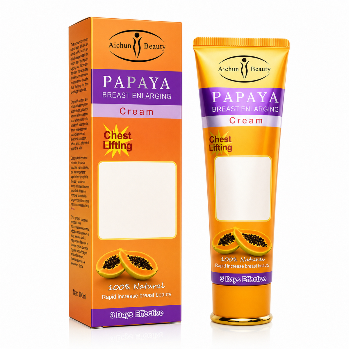 Aichun Beauty Papaya Breast Enlarging Cream - 100ml Aichun Beauty