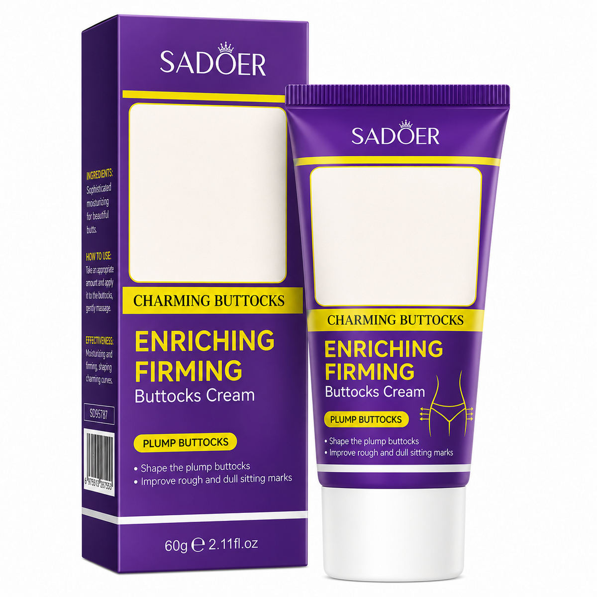 Sadoer Buttocks Care Cream 60 g Sadoer