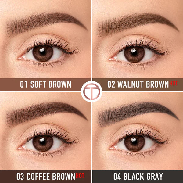 O.TWO.O Machete-shaped Smooth Long Lasting Eyebrow Pencil O.TWO.O