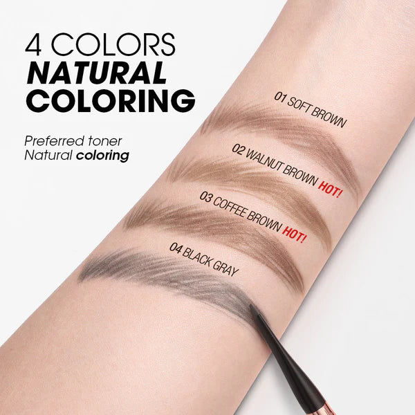 O.TWO.O Machete-shaped Smooth Long Lasting Eyebrow Pencil O.TWO.O
