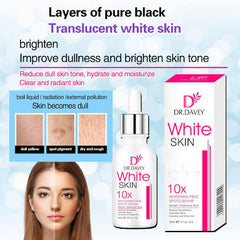 Dr.Davey White Skin 10x Whitening Fade Spots Serum - 30 ml | Best Before 14 Jan 2027