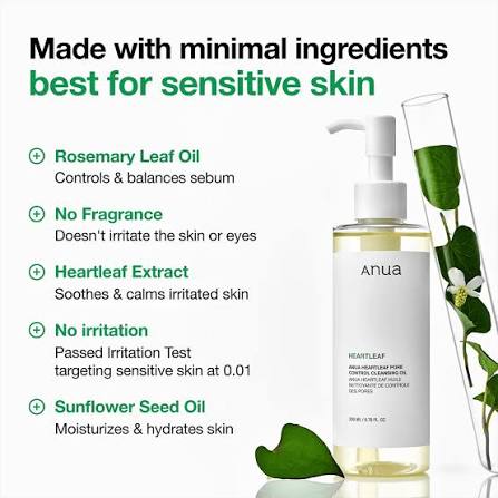 Anua Heartleaf Pore Control Cleansing Oil - 200ml Anua