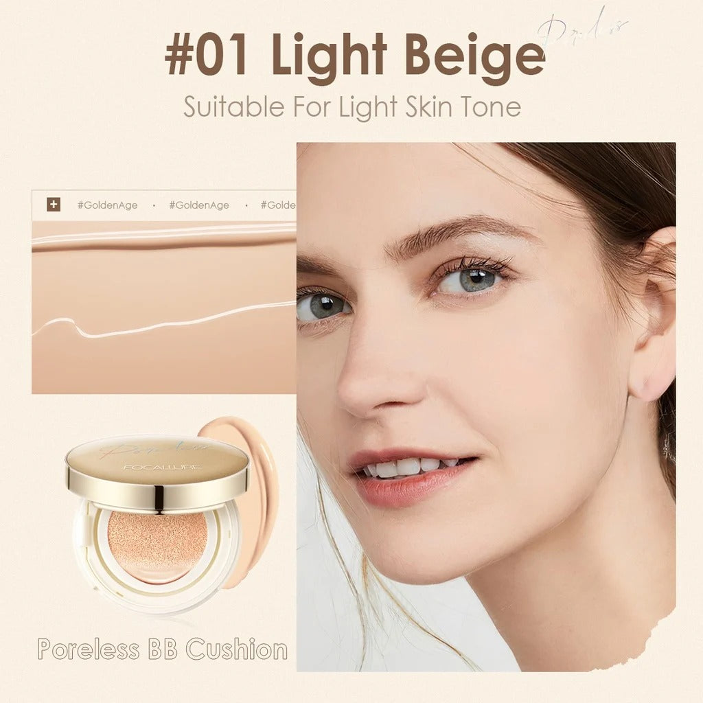Focallure Poreless Matte Air Cushion Foundation - Matte Base
