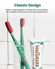 Euthymol Tooth Brush Regular Soft – Soft-Bristle Toothbrush for Gentle Daily Teeth & Gum Care