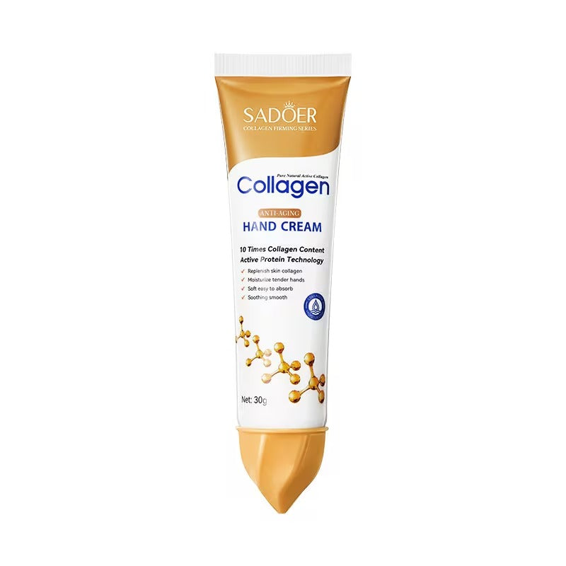 Sadoer Collagen Hand Cream 30g – Deep Moisturizing & Repair Hand Cream for Dry Hands Sadoer