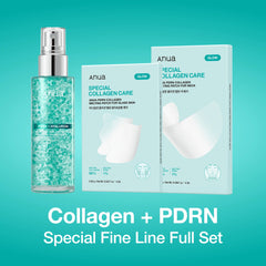 ANUA PDRN Glass Skin Hydration Duo Set – Hyaluron Capsule Mist + Collagen Melting Patch Anua