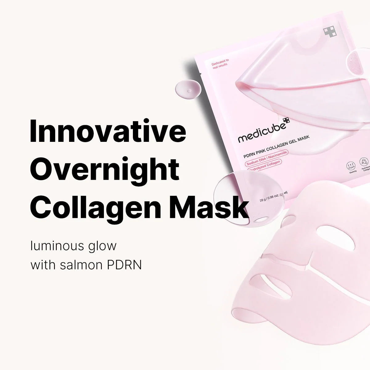 Medicube Pdrn Pink Collagen Gel Mask 4ea Medicube