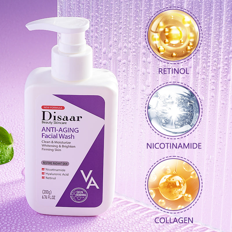 Disaar VA Anti-Aging Facial Wash - 200g Disaar