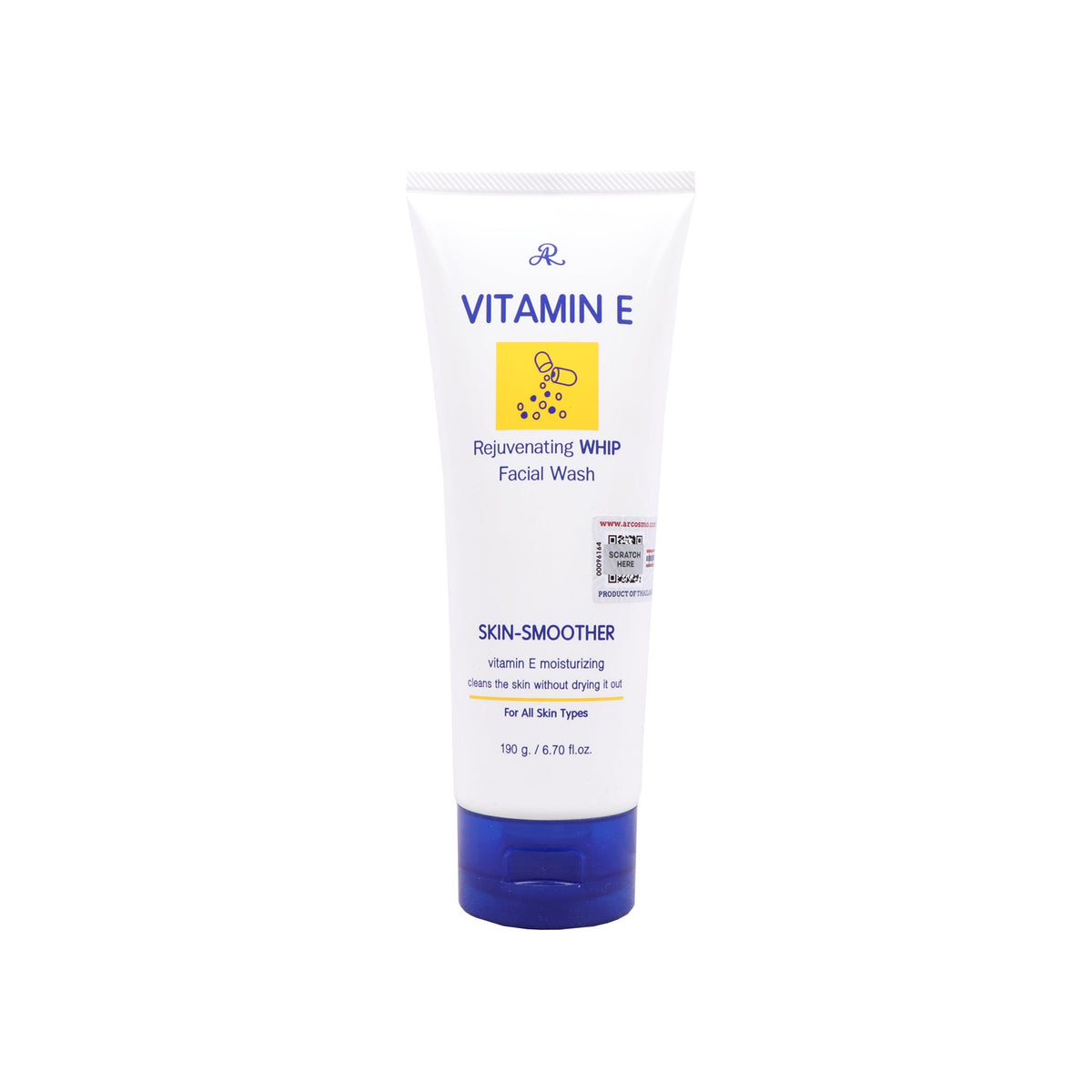 Aron Vitamin E Rejuvenating Whip Facial Wash - 190g ARON