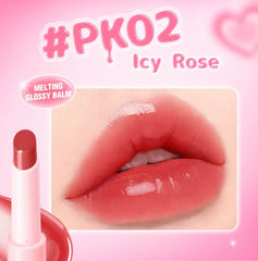 Pinkflash Volumizing Glossy Balm PK02 Icy Rose Pink Flash